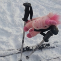 Lily fait du ski...
